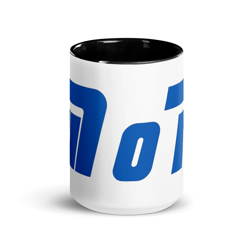 MOT Jewish pride mug with color inside - lifestyle shot