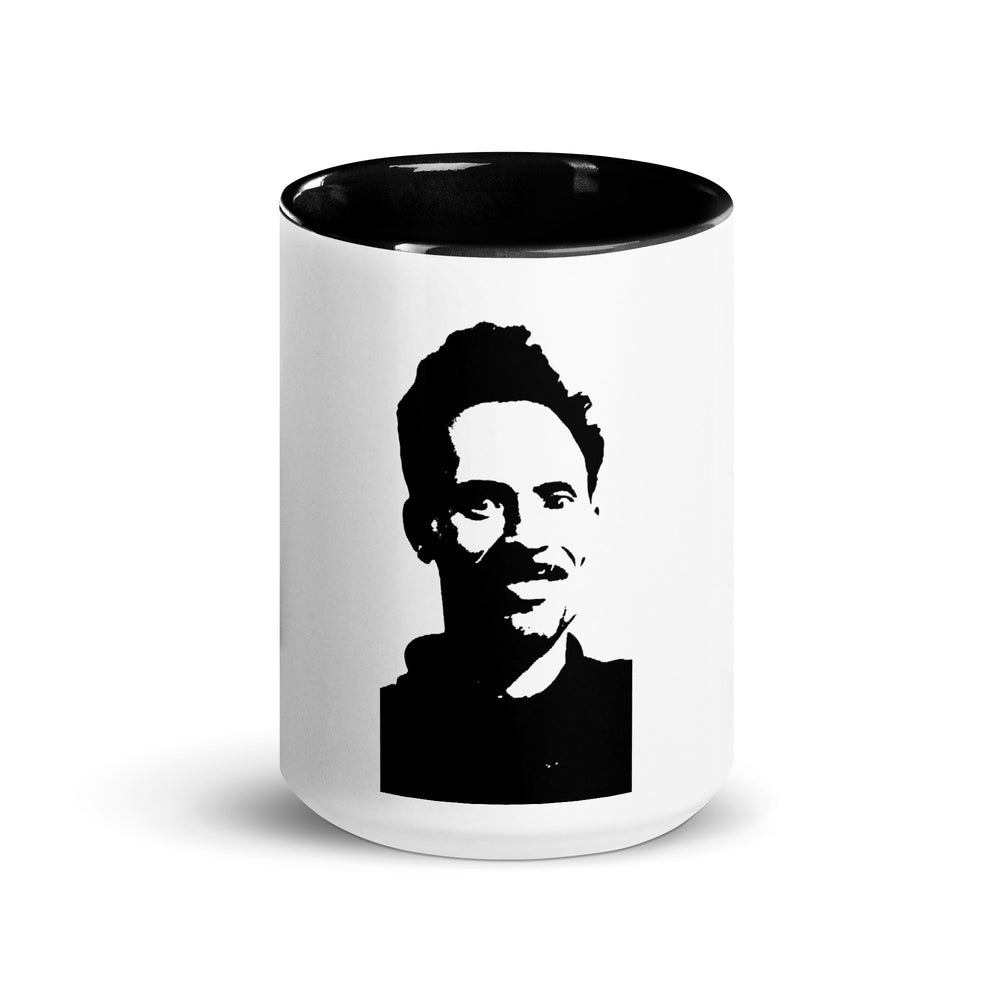 Shimon Jewish pride mug with color inside - lifestyle shot