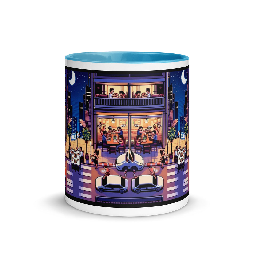Mug with Color Inside | TLV Nightlife 16 Bit