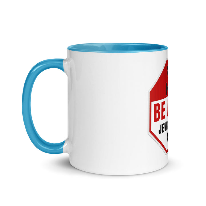 Mug with Color Inside | Be aware jewish mother