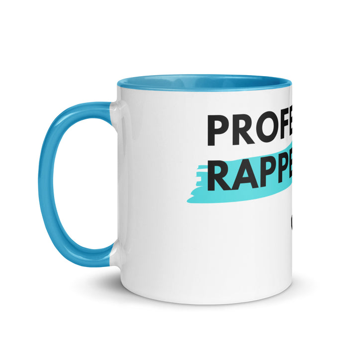 Professional Rapper Jewish pride mug with color inside - lifestyle shot