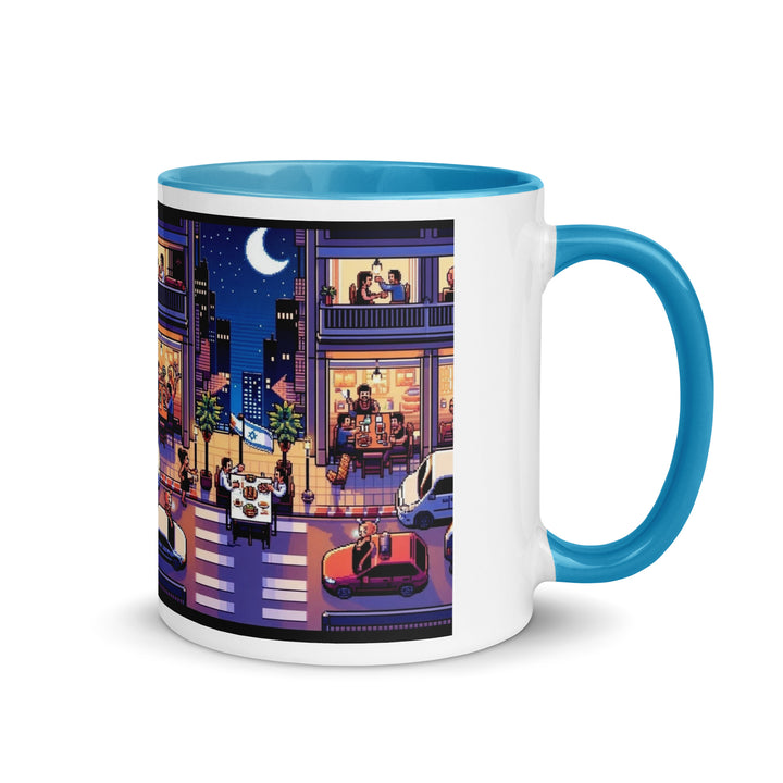 Mug with Color Inside | TLV Nightlife 16 Bit