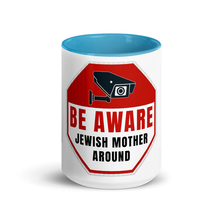Mug with Color Inside | Be aware jewish mother