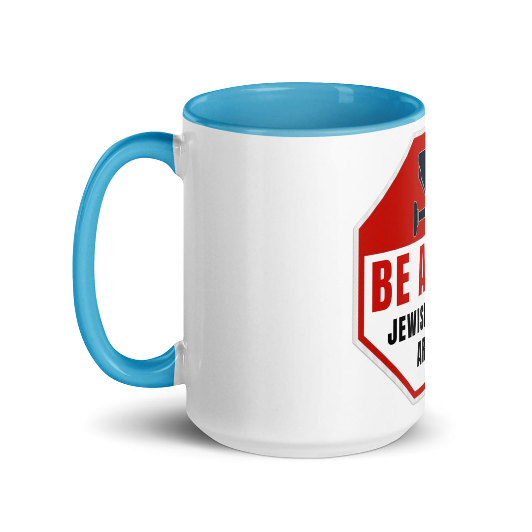 Mug with Color Inside | Be aware jewish mother