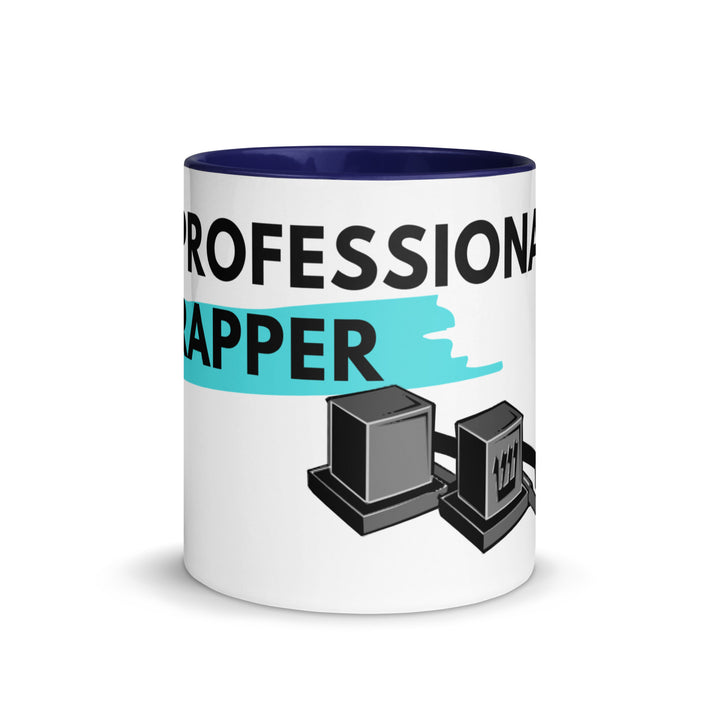 Professional Rapper Jewish pride mug with color inside - front view