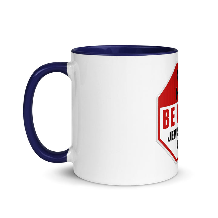 Mug with Color Inside | Be aware jewish mother