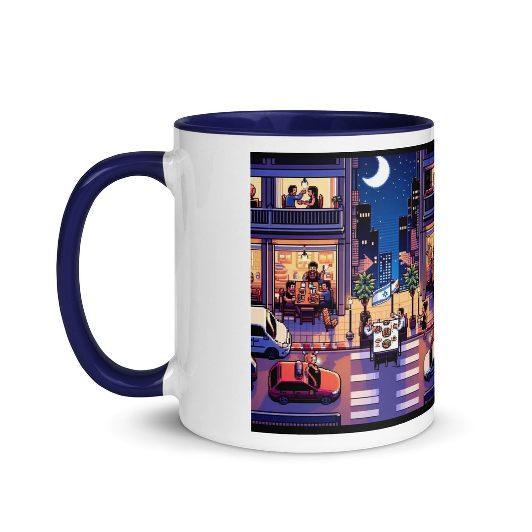 Mug with Color Inside | TLV Nightlife 16 Bit