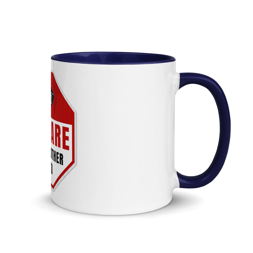 Mug with Color Inside | Be aware jewish mother