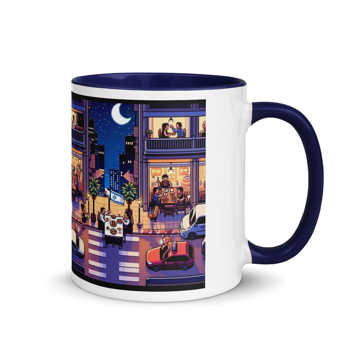 Mug with Color Inside | TLV Nightlife 16 Bit