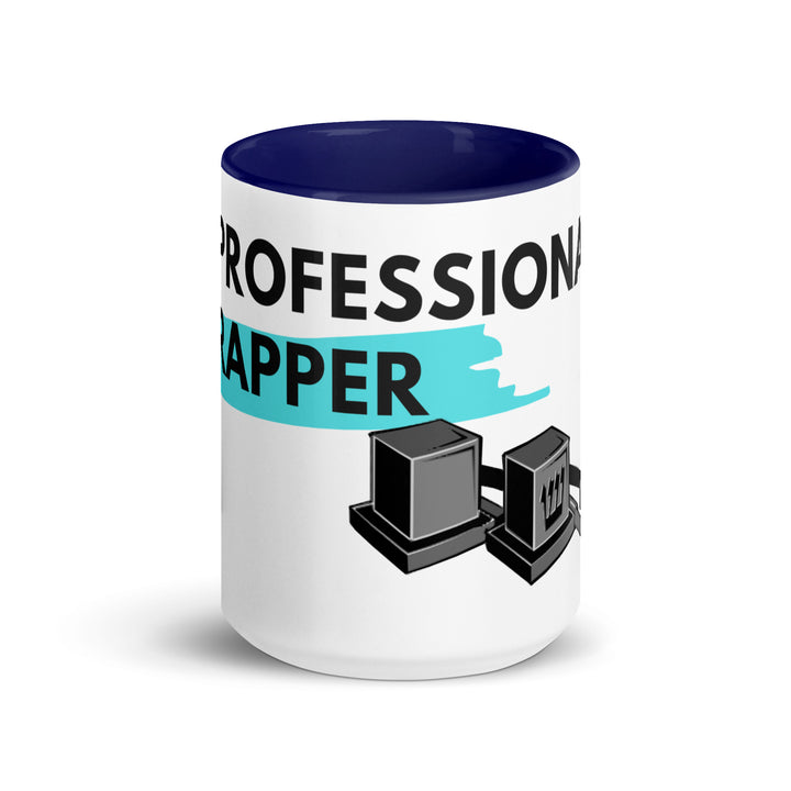 Professional Rapper Jewish pride mug with color inside - close-up
