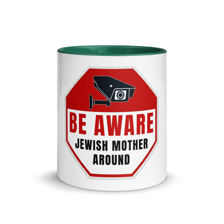 Mug with Color Inside | Be aware jewish mother