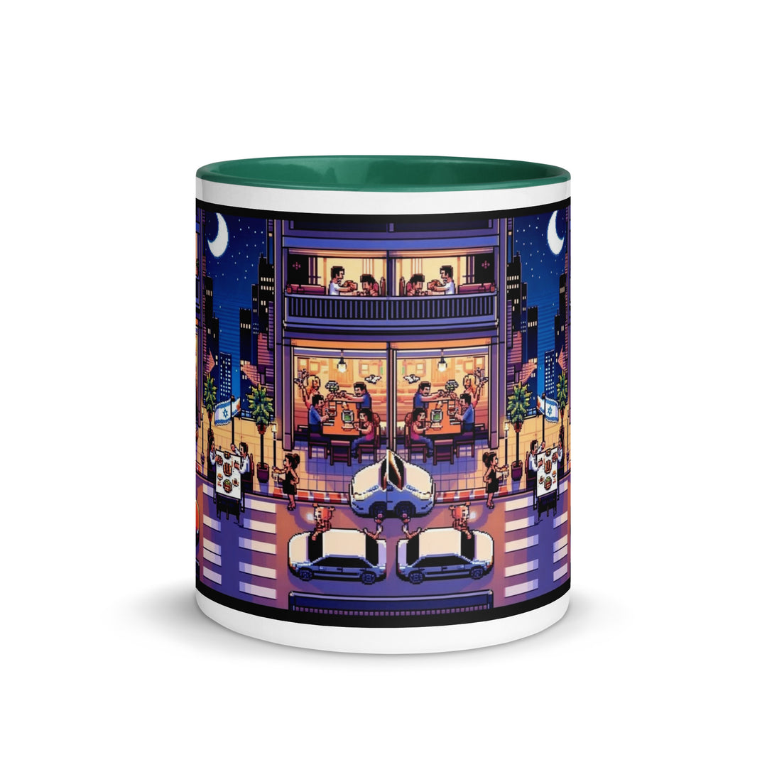 Mug with Color Inside | TLV Nightlife 16 Bit