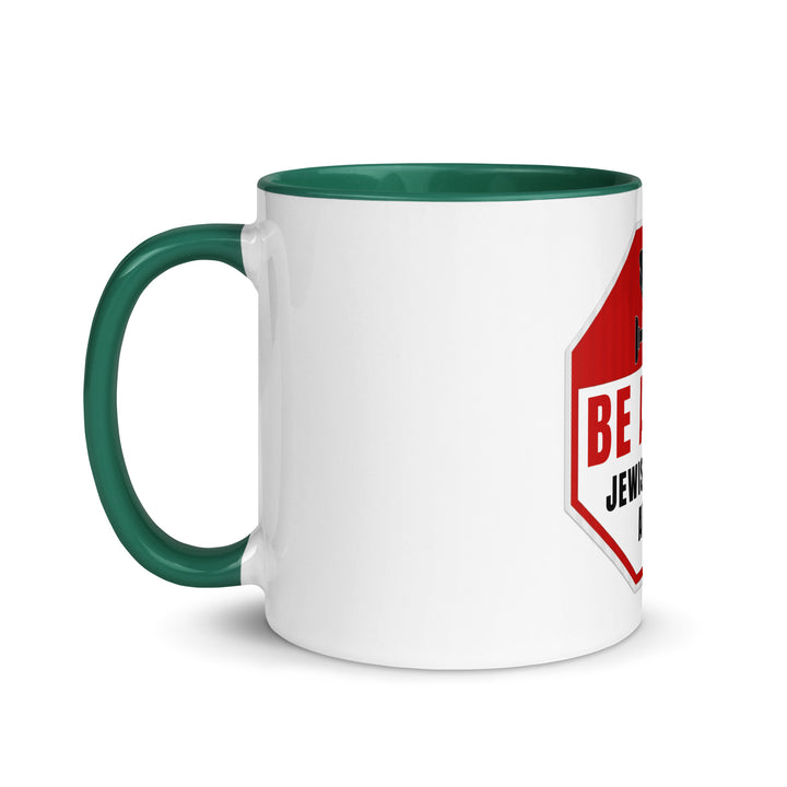 Mug with Color Inside | Be aware jewish mother