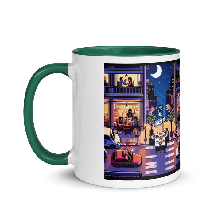 Mug with Color Inside | TLV Nightlife 16 Bit
