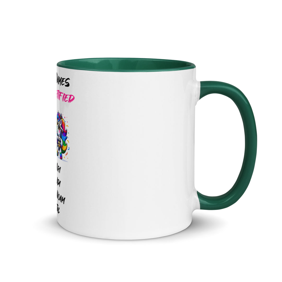Mug with Color Inside | Kosher Certified Names