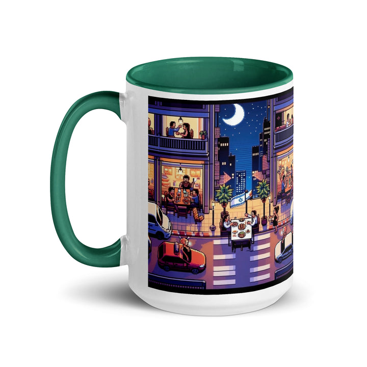 Mug with Color Inside | TLV Nightlife 16 Bit