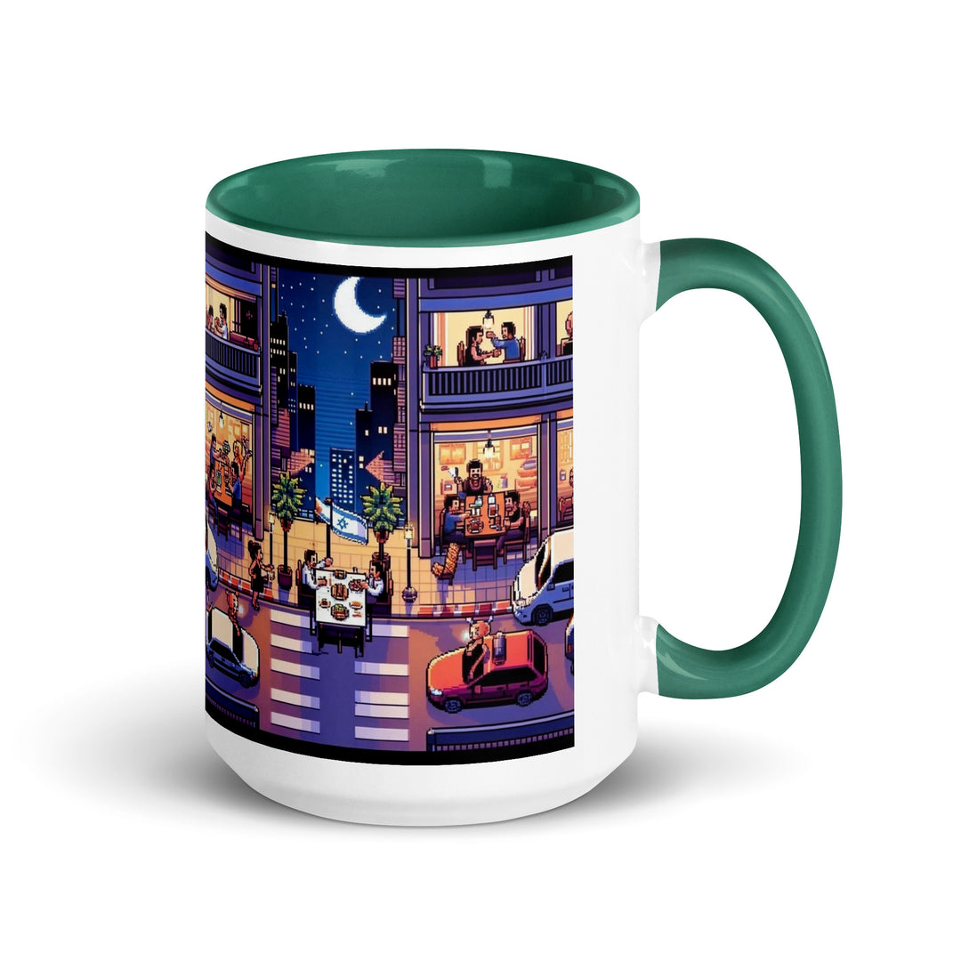 Mug with Color Inside | TLV Nightlife 16 Bit