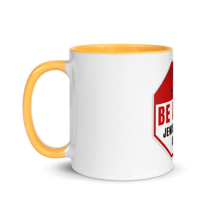 Mug with Color Inside | Be aware jewish mother