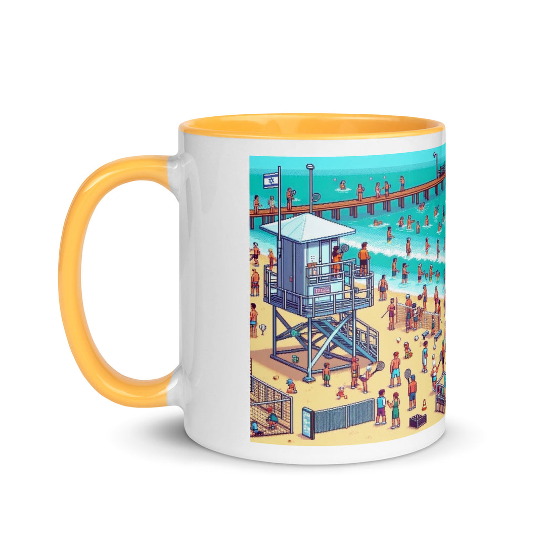 Mug with Color Inside | TLV Frishman Beach 16 Bit