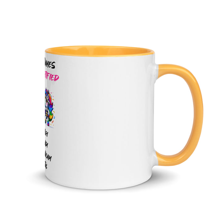 Mug with Color Inside | Kosher Certified Names