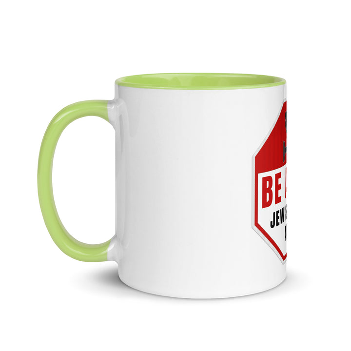 Mug with Color Inside | Be aware jewish mother