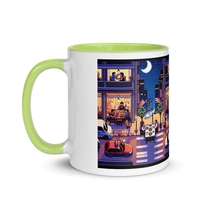 Mug with Color Inside | TLV Nightlife 16 Bit