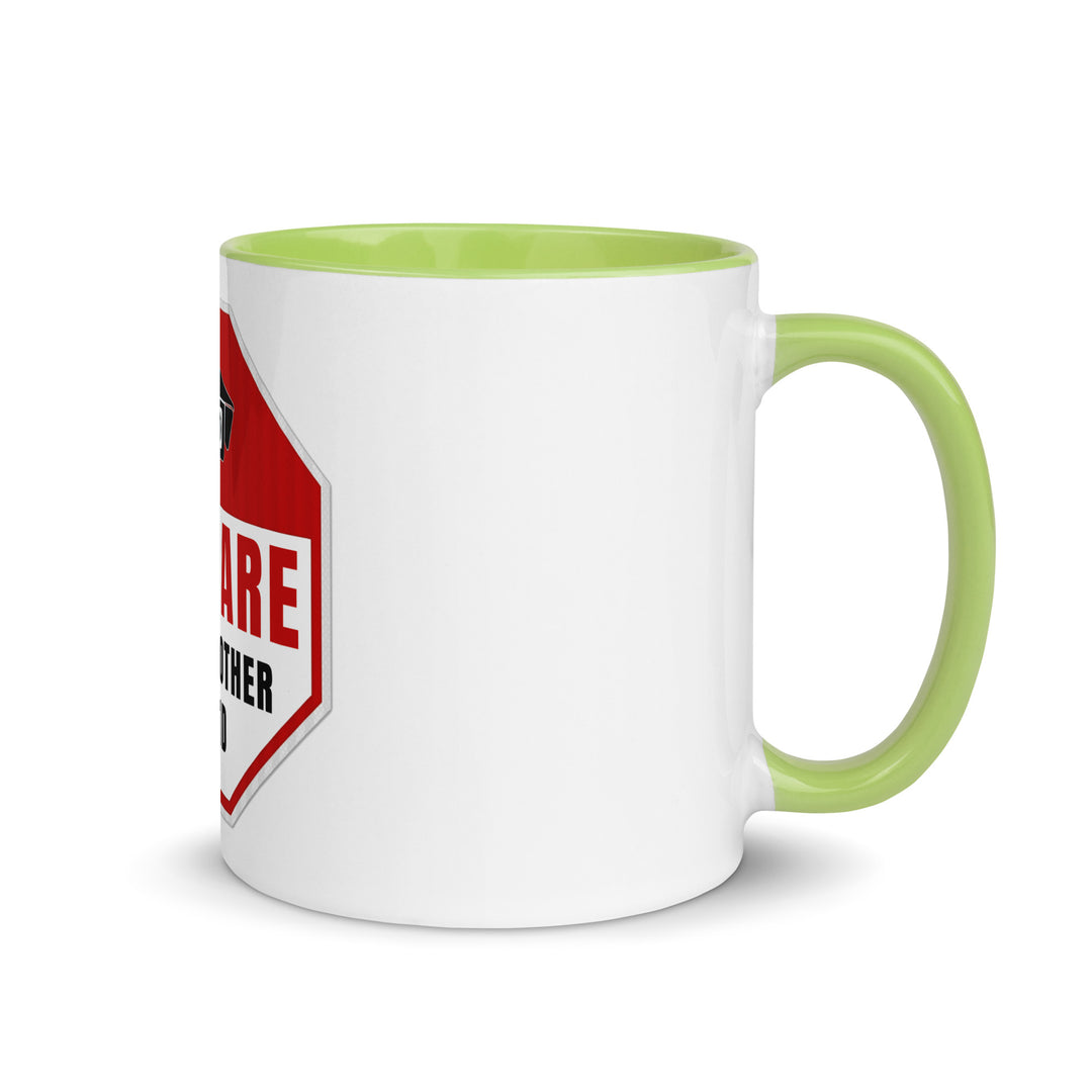 Mug with Color Inside | Be aware jewish mother