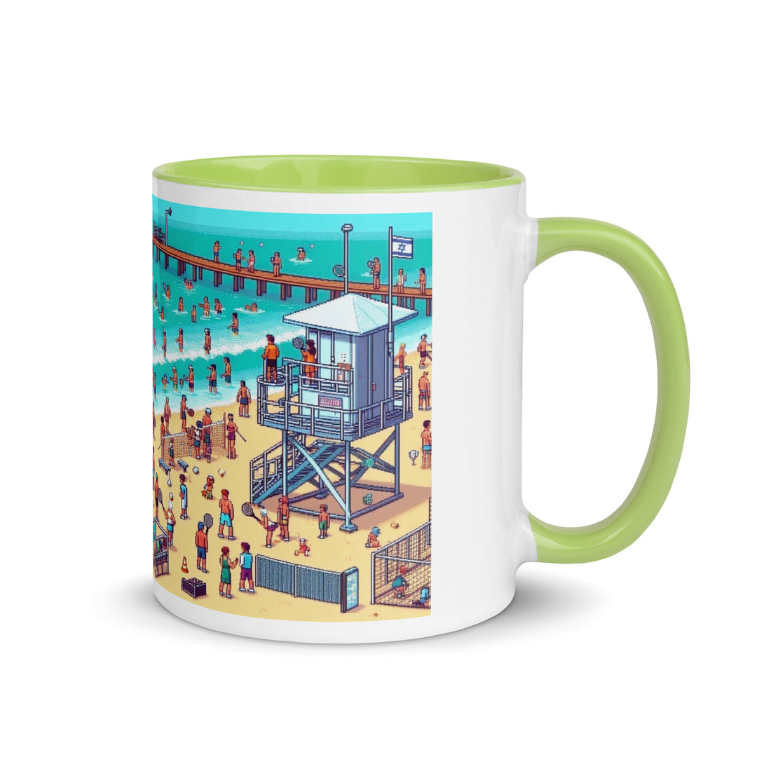 Mug with Color Inside | TLV Frishman Beach 16 Bit