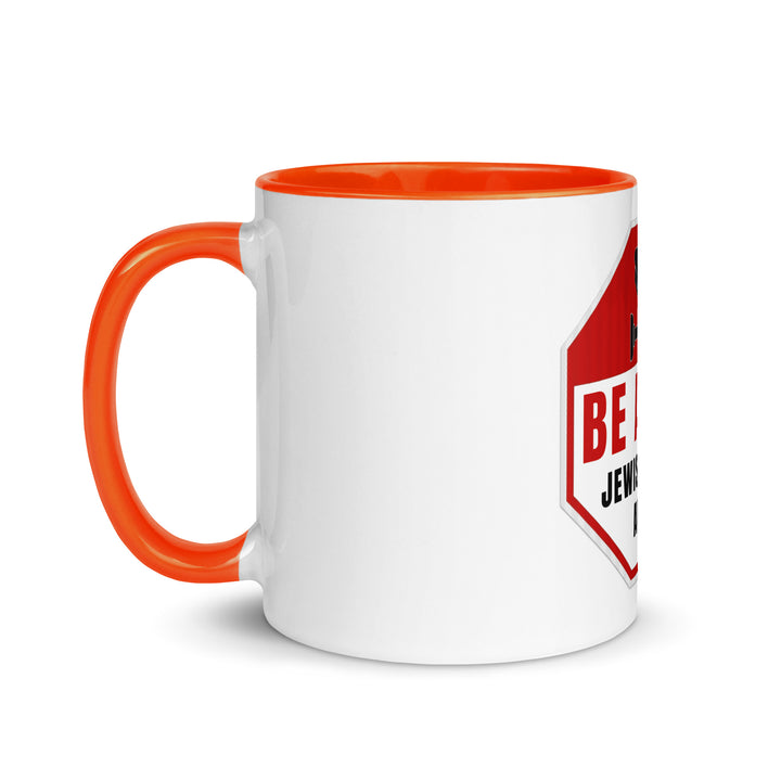 Mug with Color Inside | Be aware jewish mother