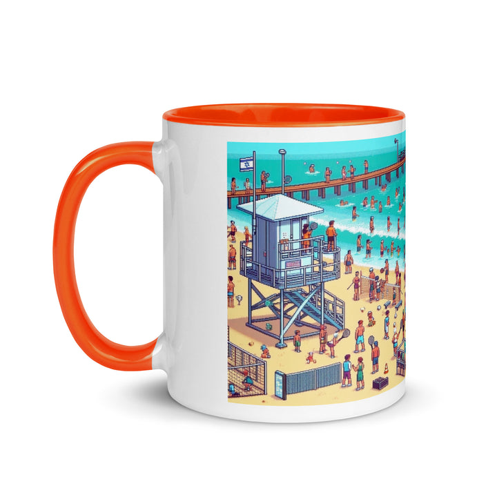 Mug with Color Inside | TLV Frishman Beach 16 Bit