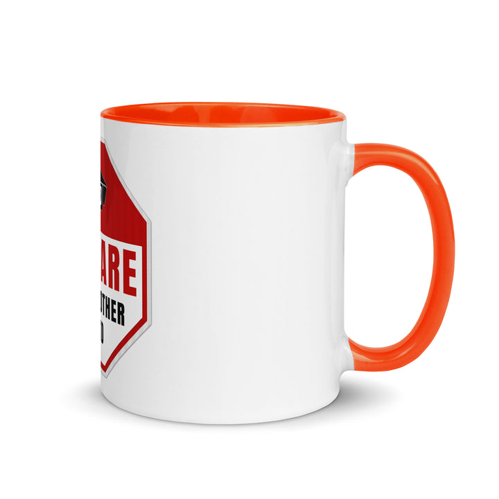 Mug with Color Inside | Be aware jewish mother