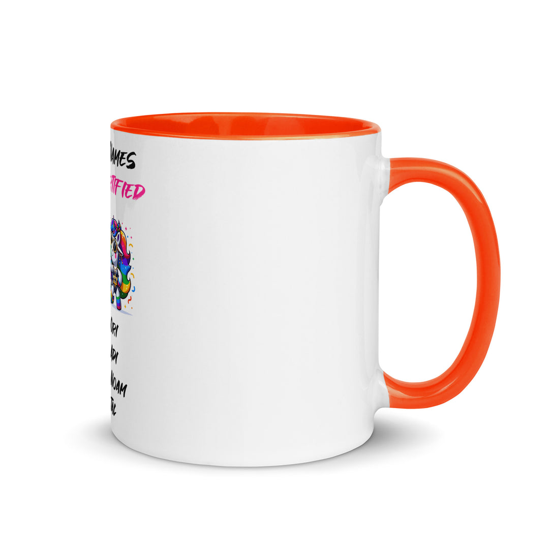 Mug with Color Inside | Kosher Certified Names