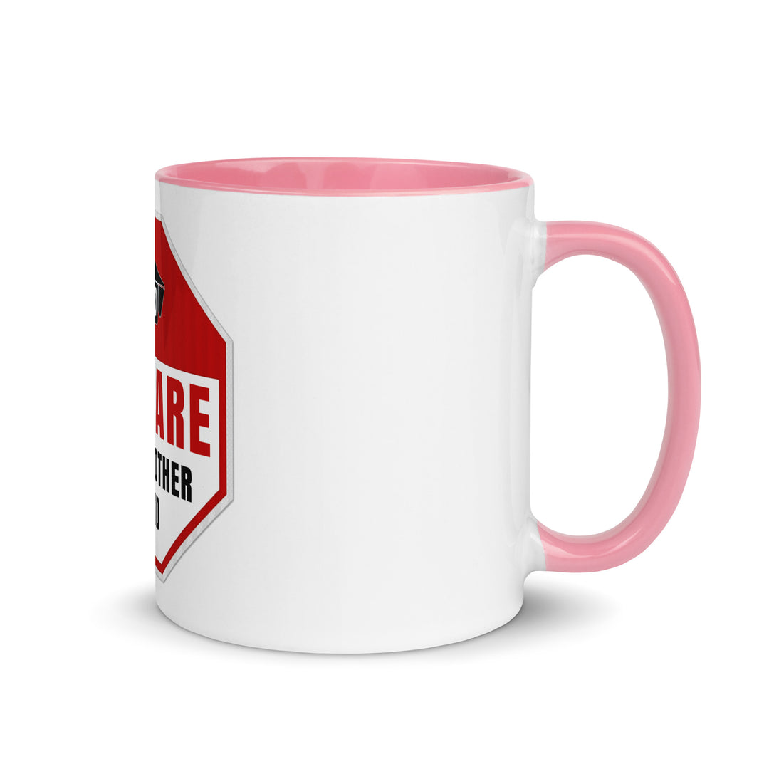 Mug with Color Inside | Be aware jewish mother