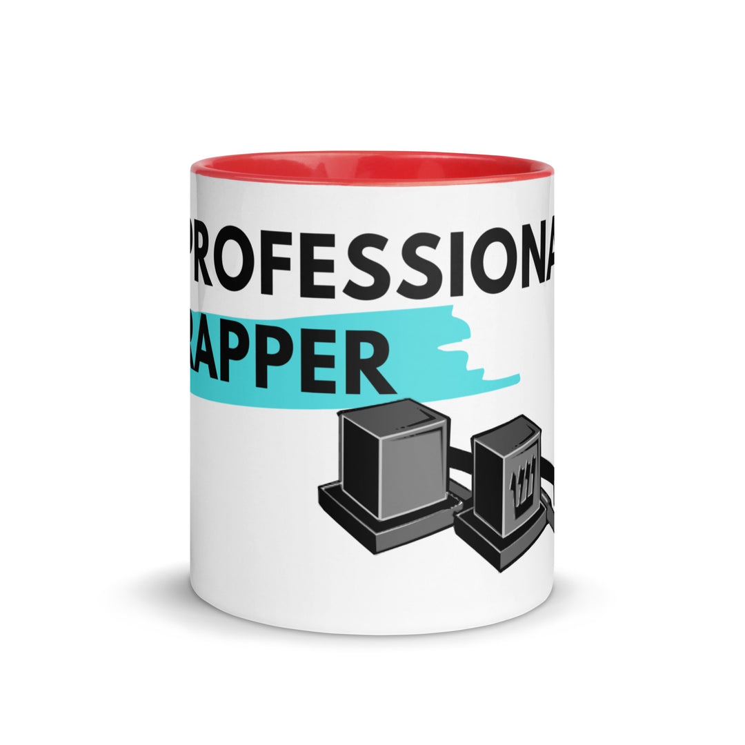 Professional Rapper Jewish pride mug with color inside - front view