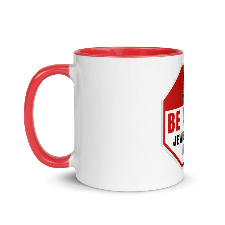 Mug with Color Inside | Be aware jewish mother