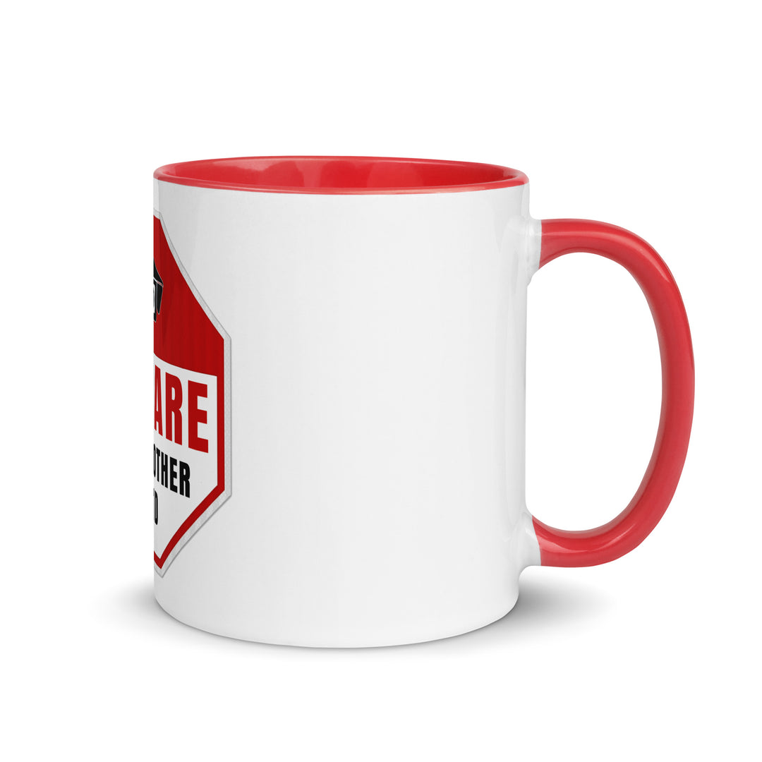 Mug with Color Inside | Be aware jewish mother