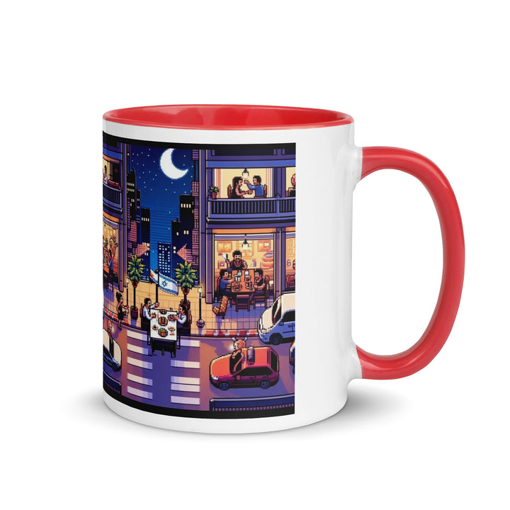 Mug with Color Inside | TLV Nightlife 16 Bit