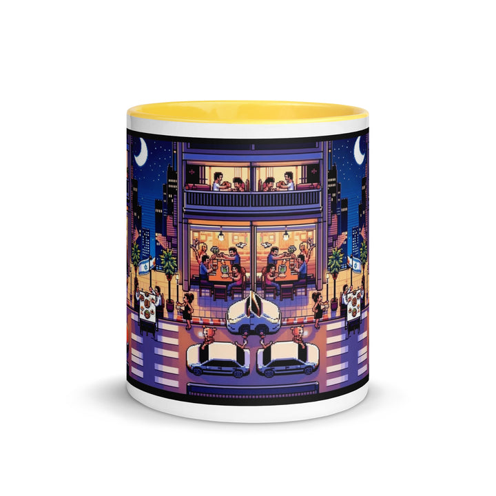 Mug with Color Inside | TLV Nightlife 16 Bit