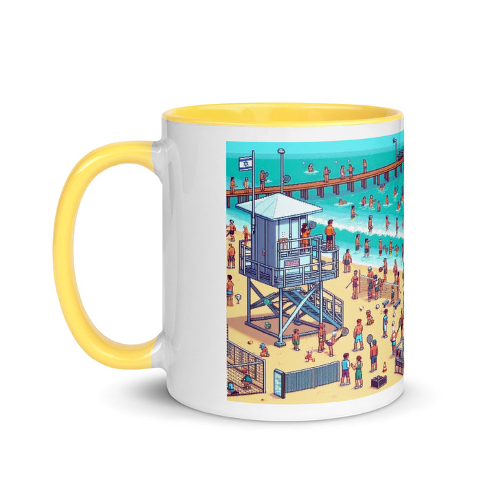 Mug with Color Inside | TLV Frishman Beach 16 Bit