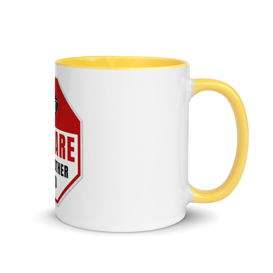 Mug with Color Inside | Be aware jewish mother