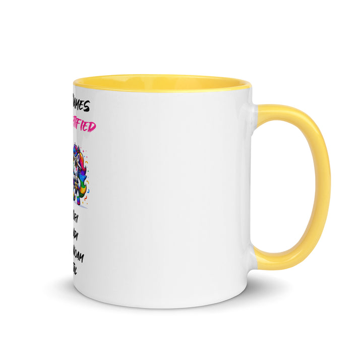 Mug with Color Inside | Kosher Certified Names