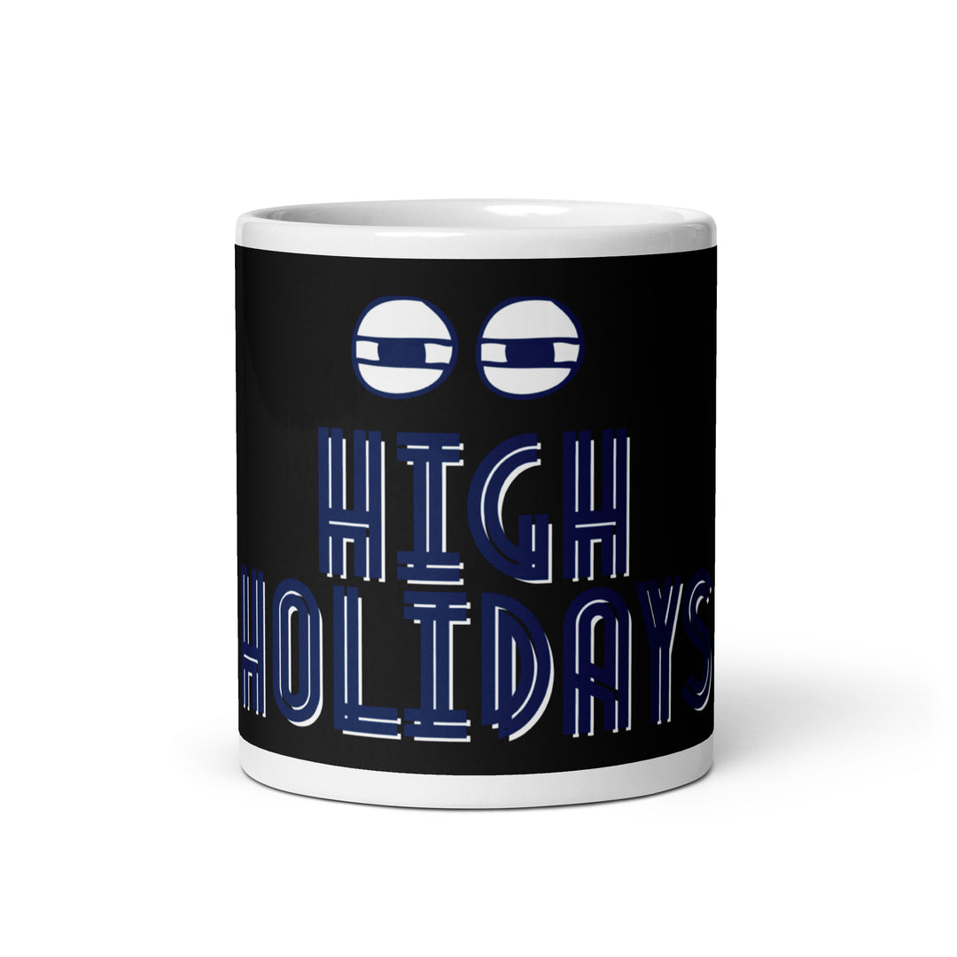 High Holidays Jewish pride mug - front view