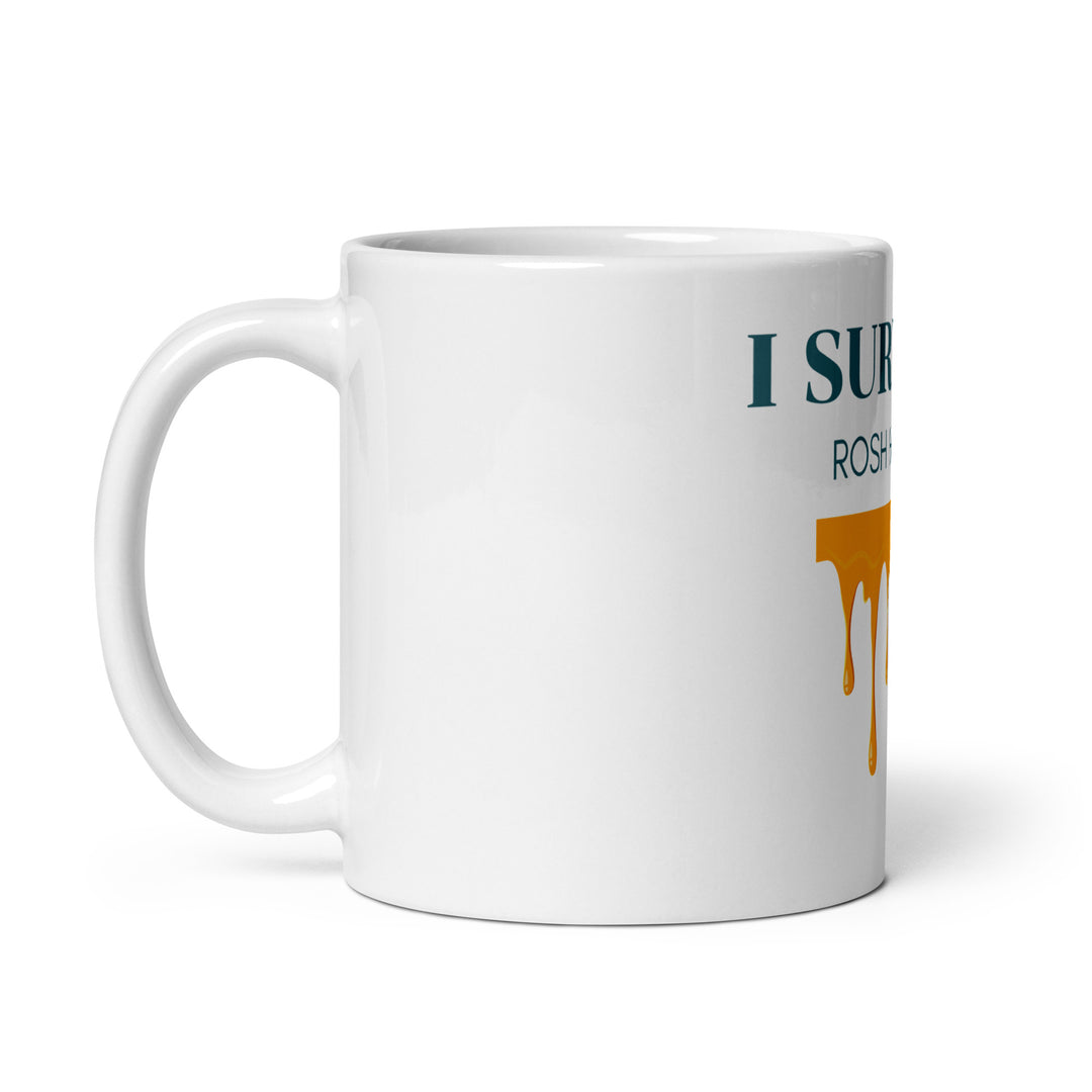 I Survived Rosh HaShana Jewish pride mug - detail view