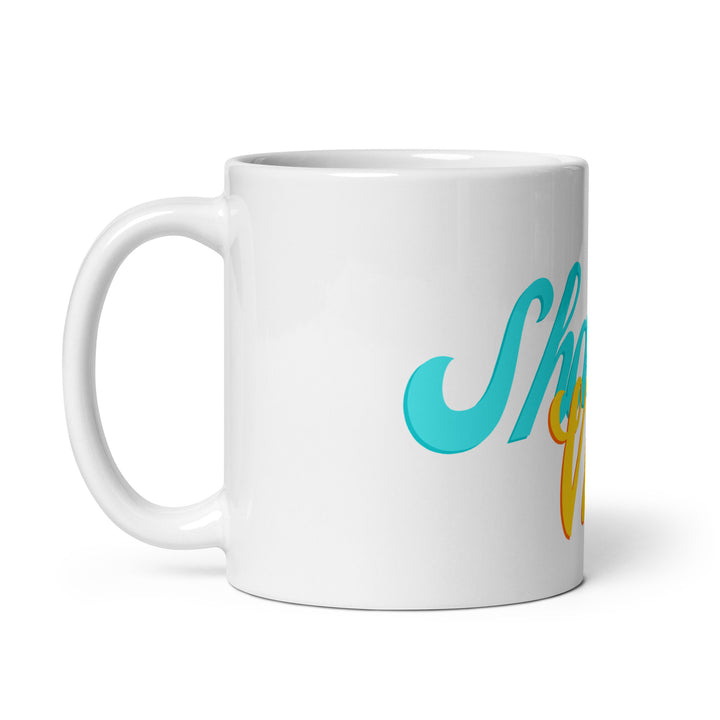 Shabbat Vibes Jewish pride mug - detail view