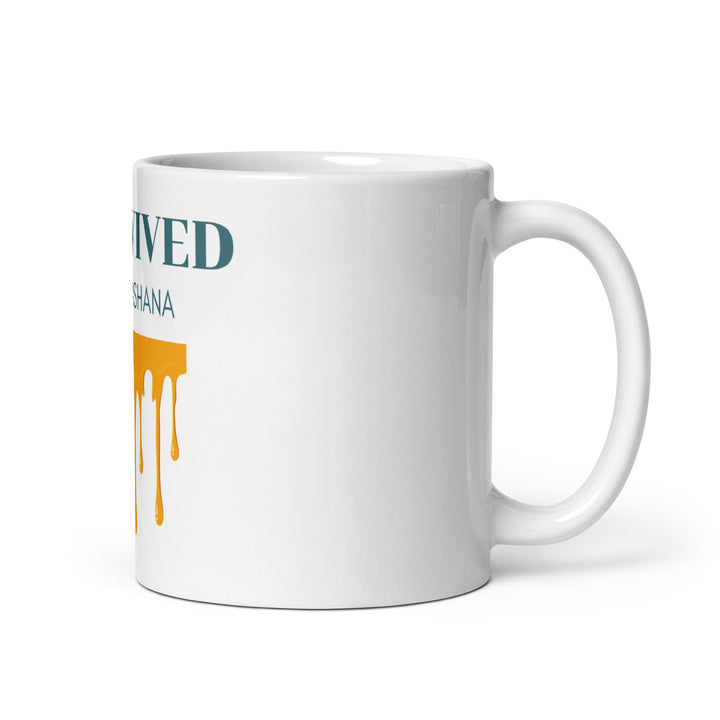 I Survived Rosh HaShana Jewish pride mug - back view