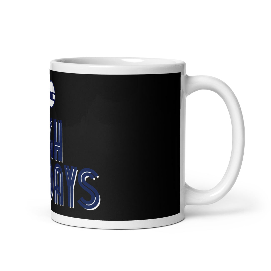 High Holidays Jewish pride mug - back view