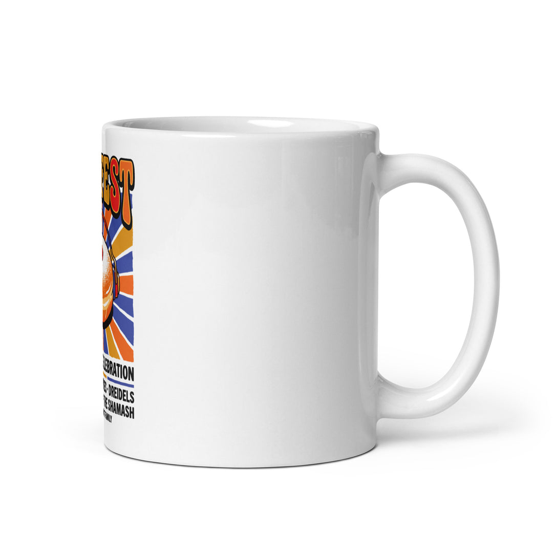 Jam Fest 8 Nights Jewish pride mug - back view