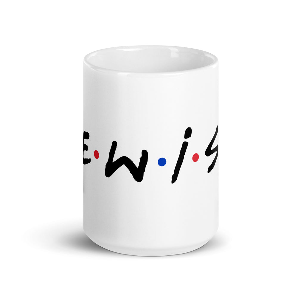 J.E.W.I.S.H. Jewish pride mug - lifestyle shot