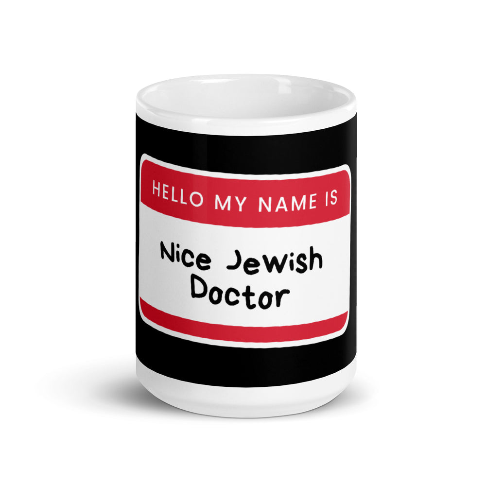 Nice Jewish Doctor Jewish pride mug - lifestyle shot