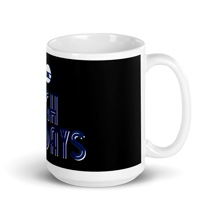 High Holidays Jewish pride mug - close-up